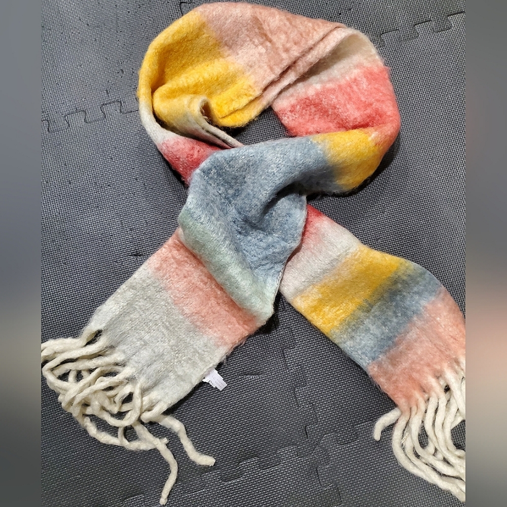 Lauren Conrad Striped Warm Scarf